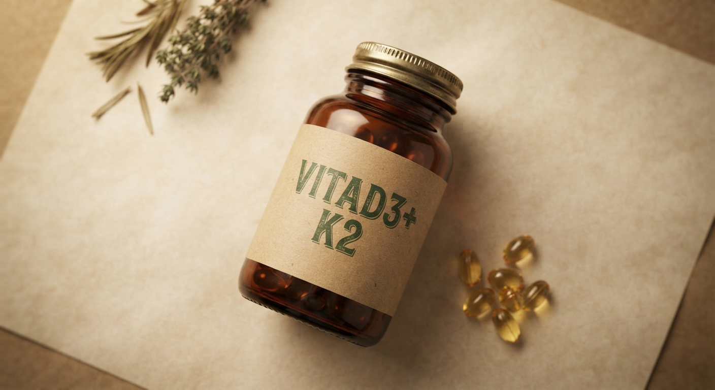 Vitamin D3 + K2 bottle
